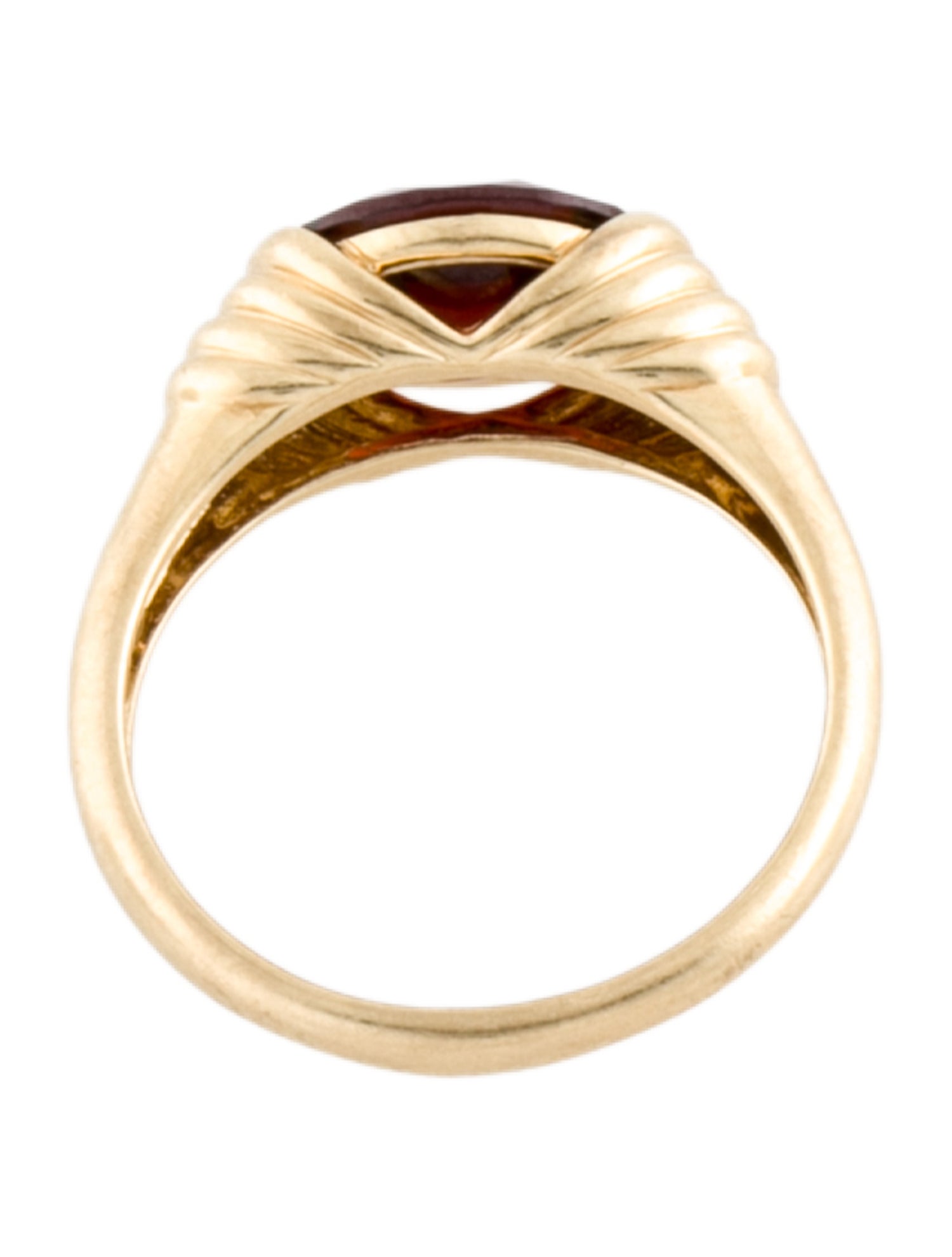 Mejuri 14K 2.84ct Garnet Heirloom Ring